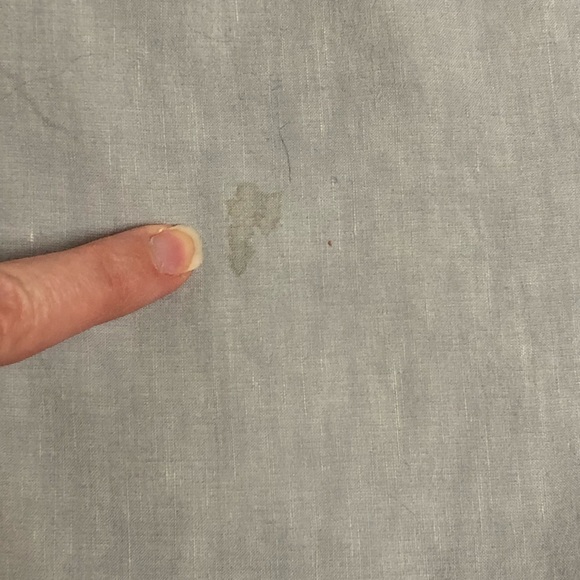 Eileen Fisher Linen Blend Grey Trouser Jeans Style Pants Sz 10 - Picture 5 of 11